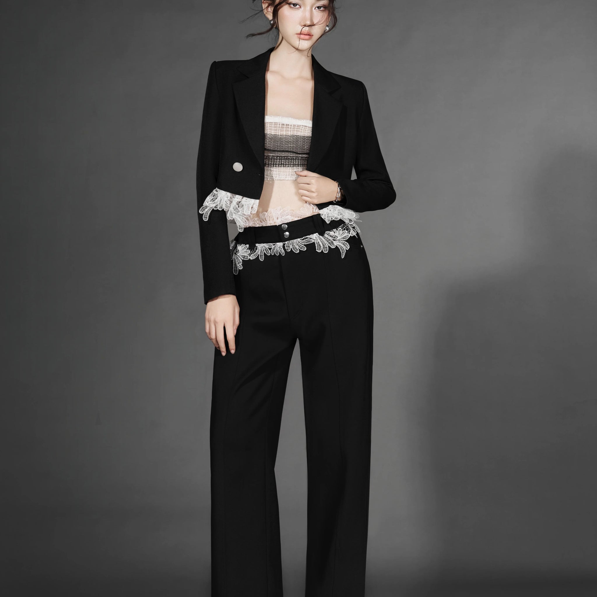B-Boy Zen Crop Vest x Cruella Bra x Gen Z to B Pants