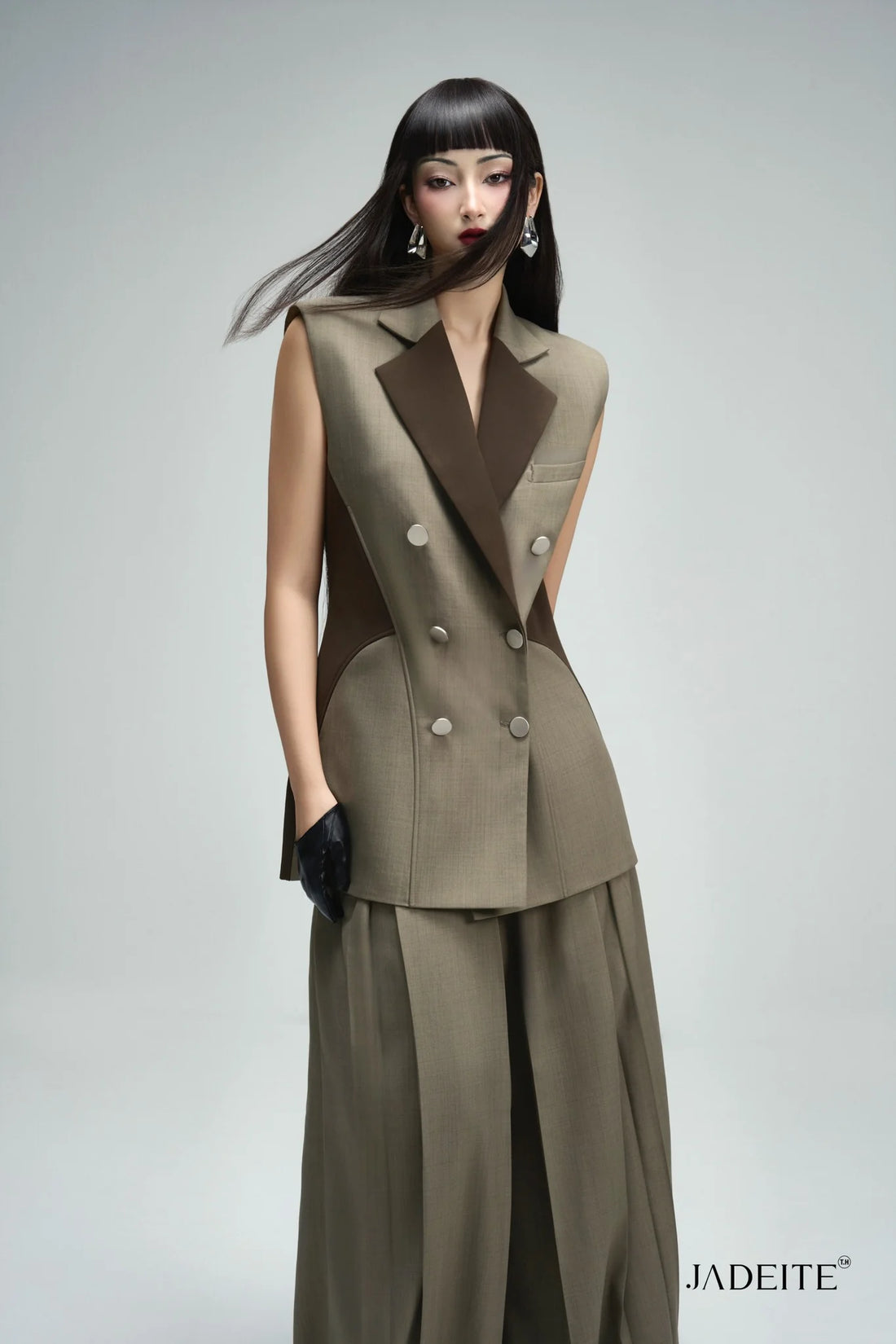Slim Ash Grey Blazer Gilet & Van Ash Grey Pants
