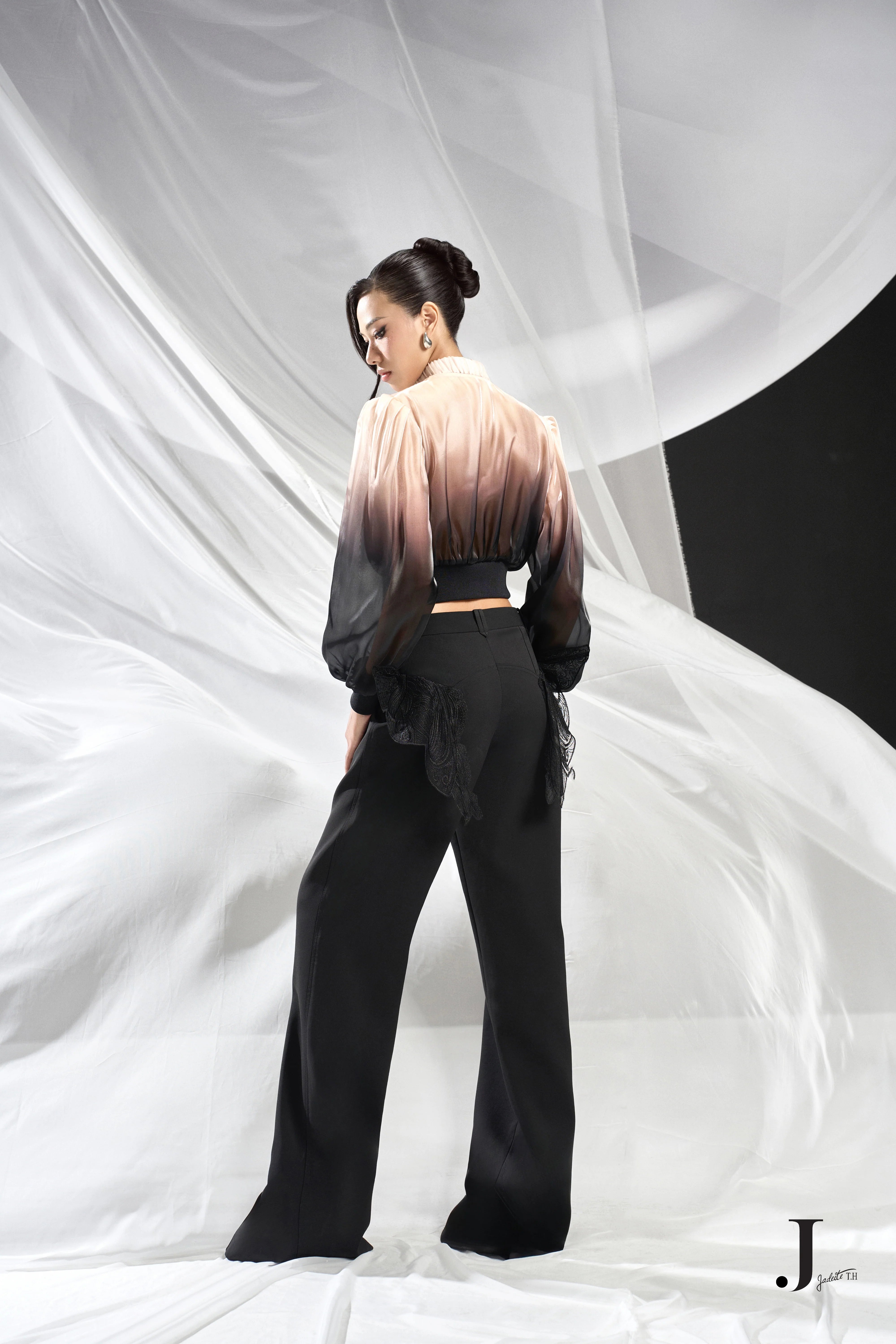 Vector Crop-Bomber x Zen Wings Pants